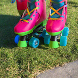 Circle Society Classic Adjustable Indoor & Outdoor Childrens Roller Skates - Adjustable Size 12-3