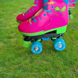 Circle Society Classic Adjustable Indoor & Outdoor Childrens Roller Skates - Adjustable Size 12-3
