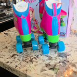 Circle Society Classic Adjustable Indoor & Outdoor Childrens Roller Skates - Adjustable Size 12-3