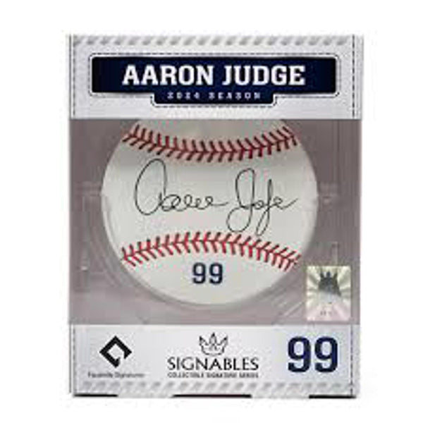 Signables Aaron Judge 2024 Season Signed Baseball Facsimile - New