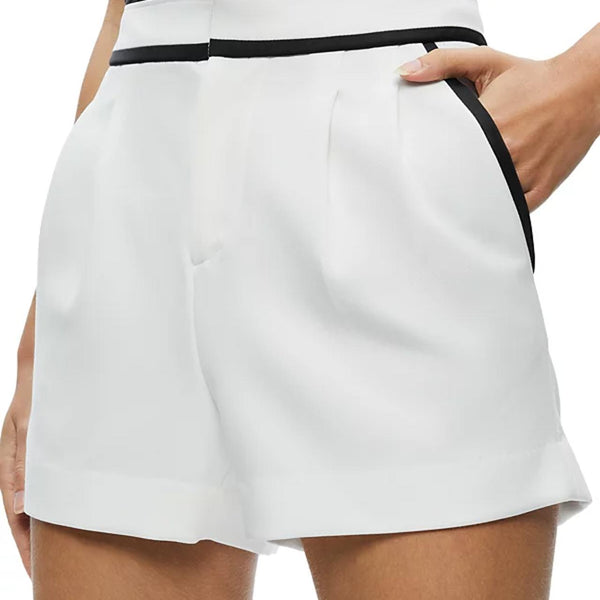 Alice and Olivia Esta Pleated Shorts - Size 14