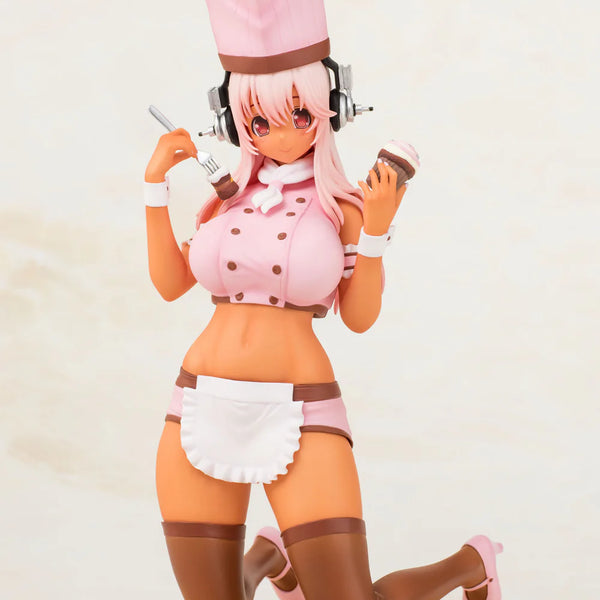 2017 Toy'sworks Super Sonico Chara-ani Nama Figure Patissiere Strawberry Choco Ver. 1/6 PVC Figure Action Figure