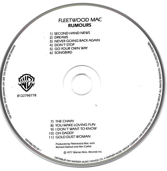 Fleetwood Mac - Rumours CD