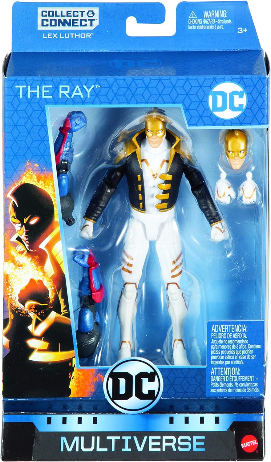 2018 DC Multiverse The Ray Action Figure + Lex Luthor BAF Arms