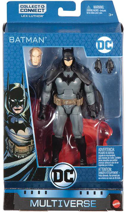 2018 Mattel DC Multiverse Batman Action Figure + Lex Luthor BAF Head (New)