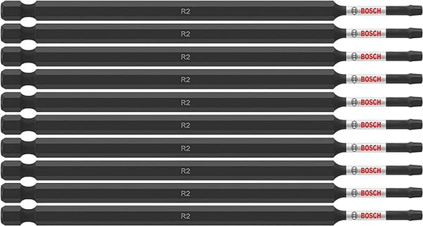 BOSCH ITSQ26B 6 In. Square #2 Impact Tough Screwdriving Bit Set