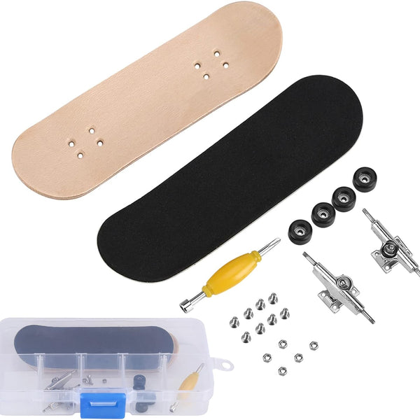 Anti-Slip Fingerboard Professional Mini Maple Wooden Finger Skateboards - New