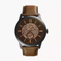 Fossil Townsman 48 mm Automatic Brown Leather Watch - New
