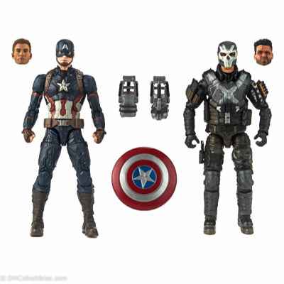 2017 Marvel Legends 10th Anniversary Captain America and Crossbones 6" Action Figure 2-Pack