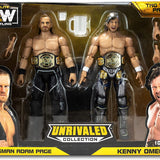 2021 All Elite Wrestling Unrivaled Adam Page / Kenny Omega Action Figure Set