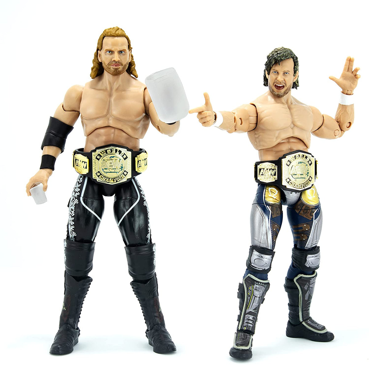 2021 All Elite Wrestling Unrivaled Adam Page / Kenny Omega Action Figure Set