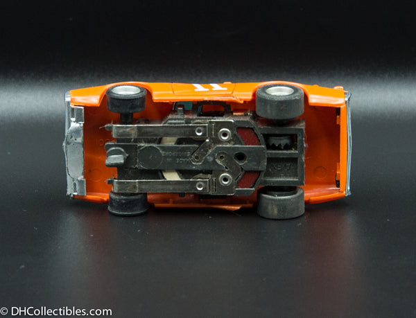 USED A/FX HO Orange w/ Rebel Flag # 11 Road Runner Slot Car