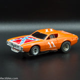 USED A/FX HO Orange w/ Rebel Flag # 11 Road Runner Slot Car