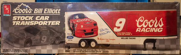 1990 ERTL Coors Bill Elliott Stock Car Transporter 1:25 Model Kit
