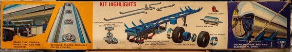 AMT Fruehauf "Plated" Tanker Semi Trailer 1/25 Scale Model Kit - RARE