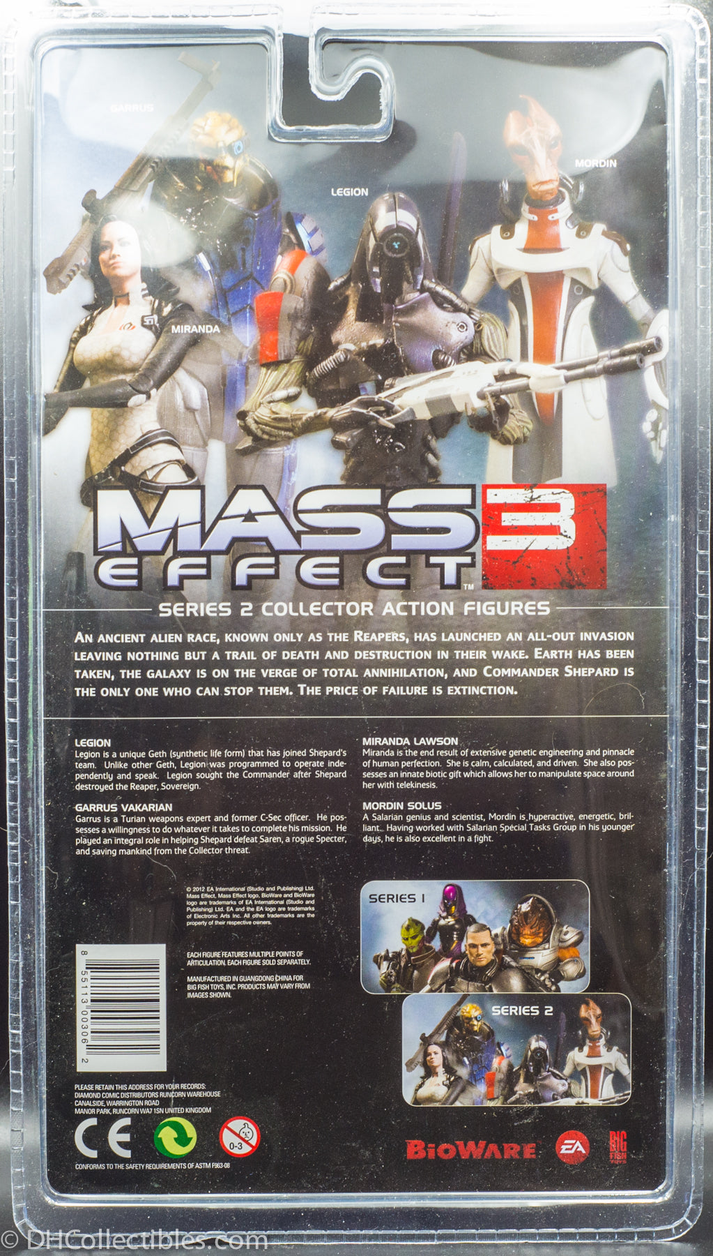 2012 Big Fish Toys BioWare Mass Effect 3 Miranda Series 2 Collector Action Figure
