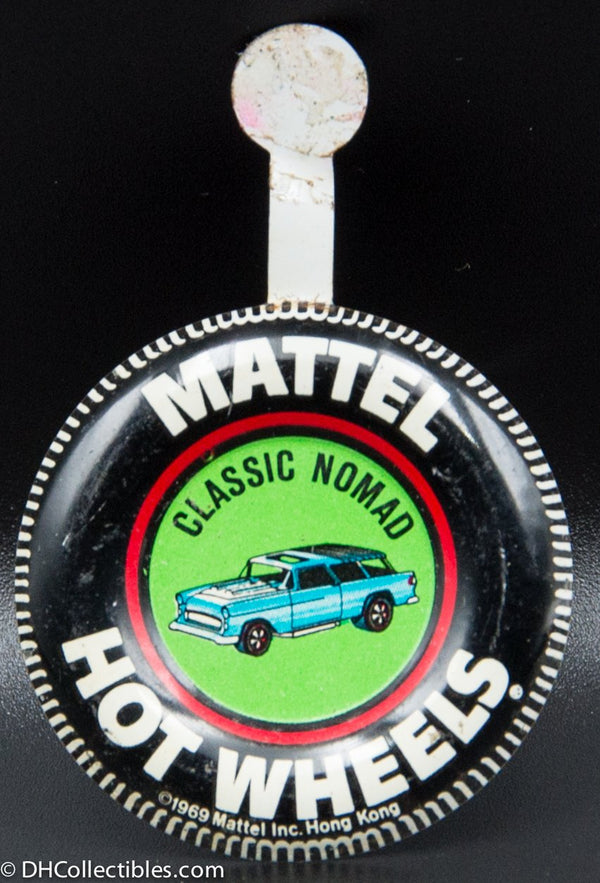 1970 Hot Wheels Redline Classic Nomad Hot Pink with White Interior Flower Power