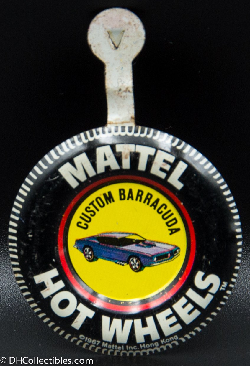 1968 Hot Wheels Redline Custom Barracuda Aqua Brown Interior