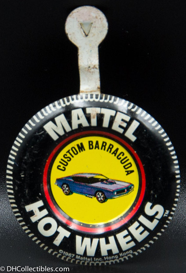 1968 Hot Wheels Redline Custom Barracuda Aqua Brown Interior