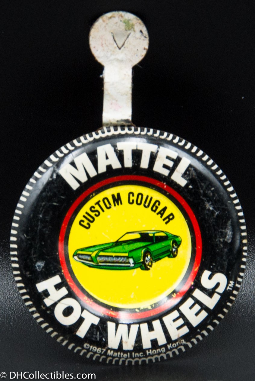 1968 Hot Wheels Redline Custom Cougar Blue with Dark Interior