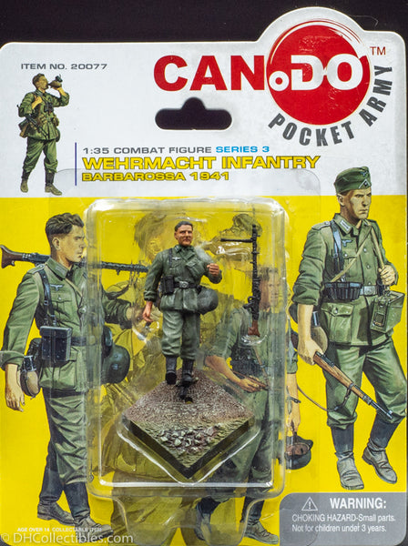 2003 Dragon Models Can.do Pocket Army Series 3 Wehrmacht Infantry Item D of Set