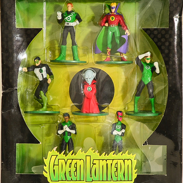 2000 Green Lantern Series 1 Seven Piece PVC Set