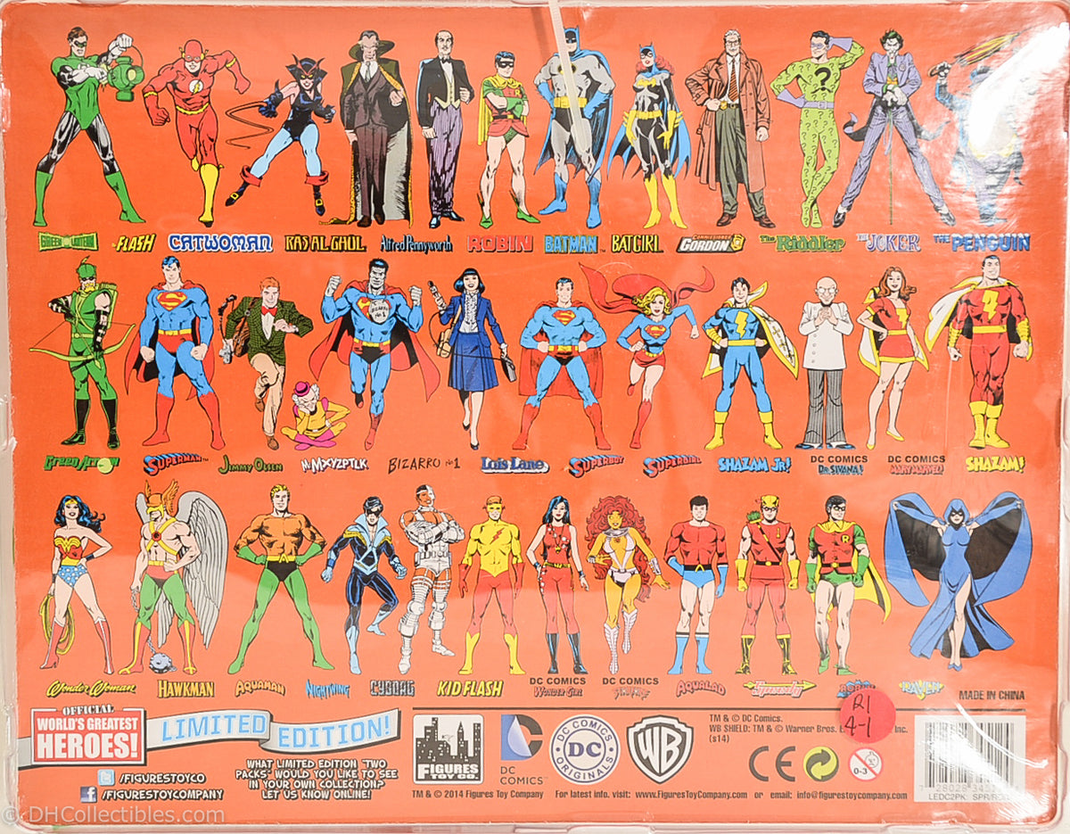 2014 DC Comics World's Greatest Heroes Two Pack - Superman and Robin Limited Edition Action Figures