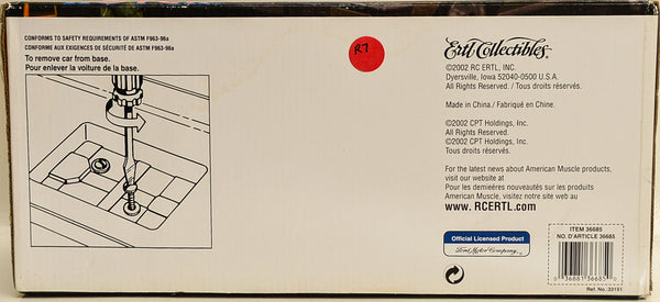 2002 AMT ERTL Starsky & Hutch Ford Gran Torino 1:18 Scale Die Cast Metal