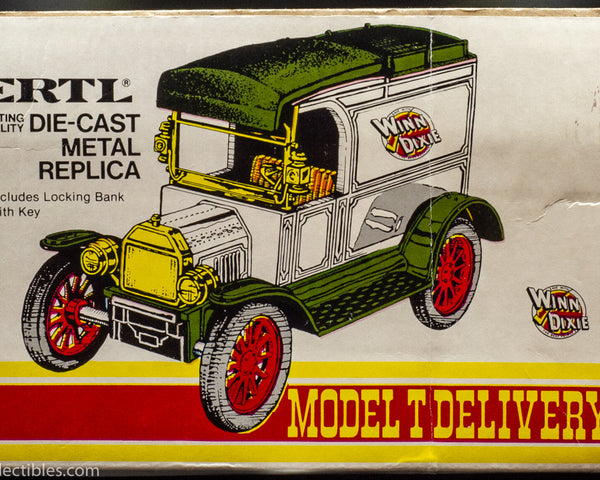ERTL Diecast Bank 1913 Ford Model T Delivery Winn Dixie 1364 1:25 Scale Die Cast Metal - Limited Edition