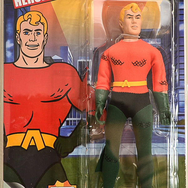 2015 Figures Toy Co Super Friends Series 2 Aquaman Action Figure 8" Mego Retro