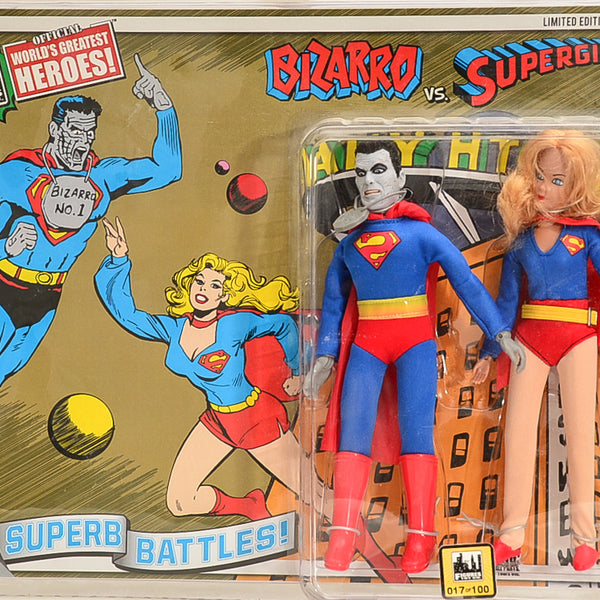 2015 DC Superhero Limited Edition Series 4 Two-Packs - Bizarro vs Supergirl 8" Action Figures
