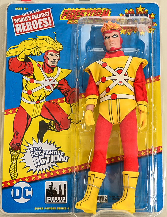2017 Figures Toy Co Super Powers Series 4 Firestorm 8" Mego Retro Action Figure