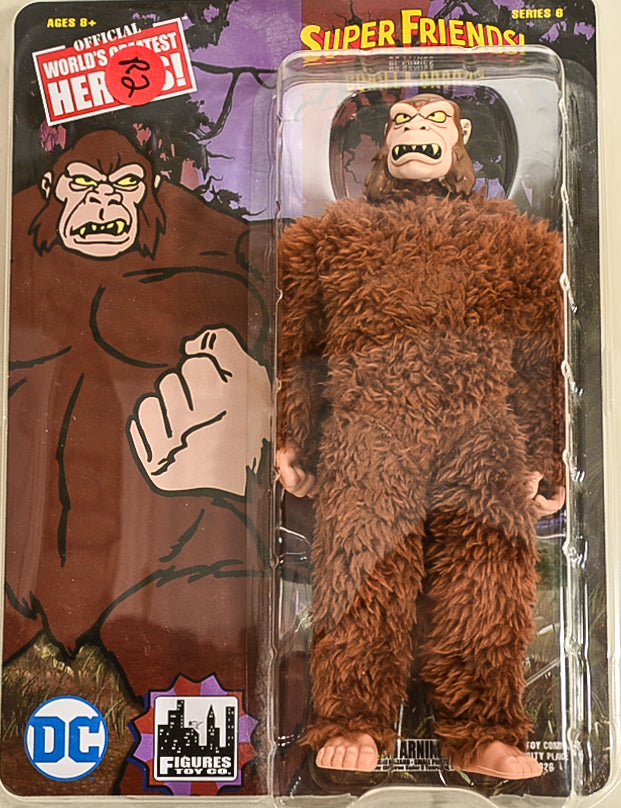 2017 Figures Toy Co Super Friends Series 6 Gorilla Grodd  Action Figure 8" Mego Retro