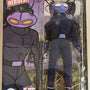 2017 Figures Toy Co Super Friends Series 6 Black Manta  Action Figure 8" Mego Retro