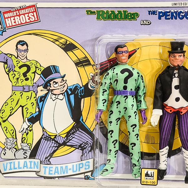 2015 DC Superhero Limited Edition Series 4 Two-Packs - The Riddler & Penguin 8" Action Figures