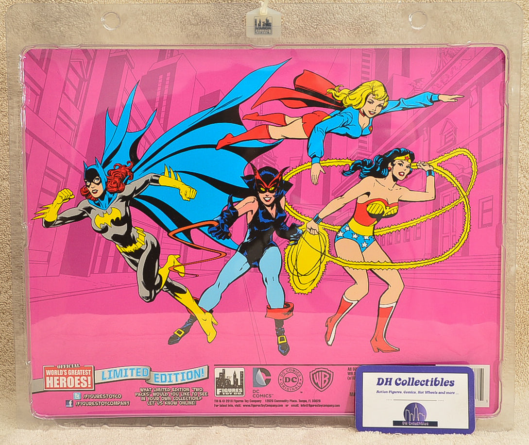 Wonder Woman, Supergirl, Batgirl and Catwoman.