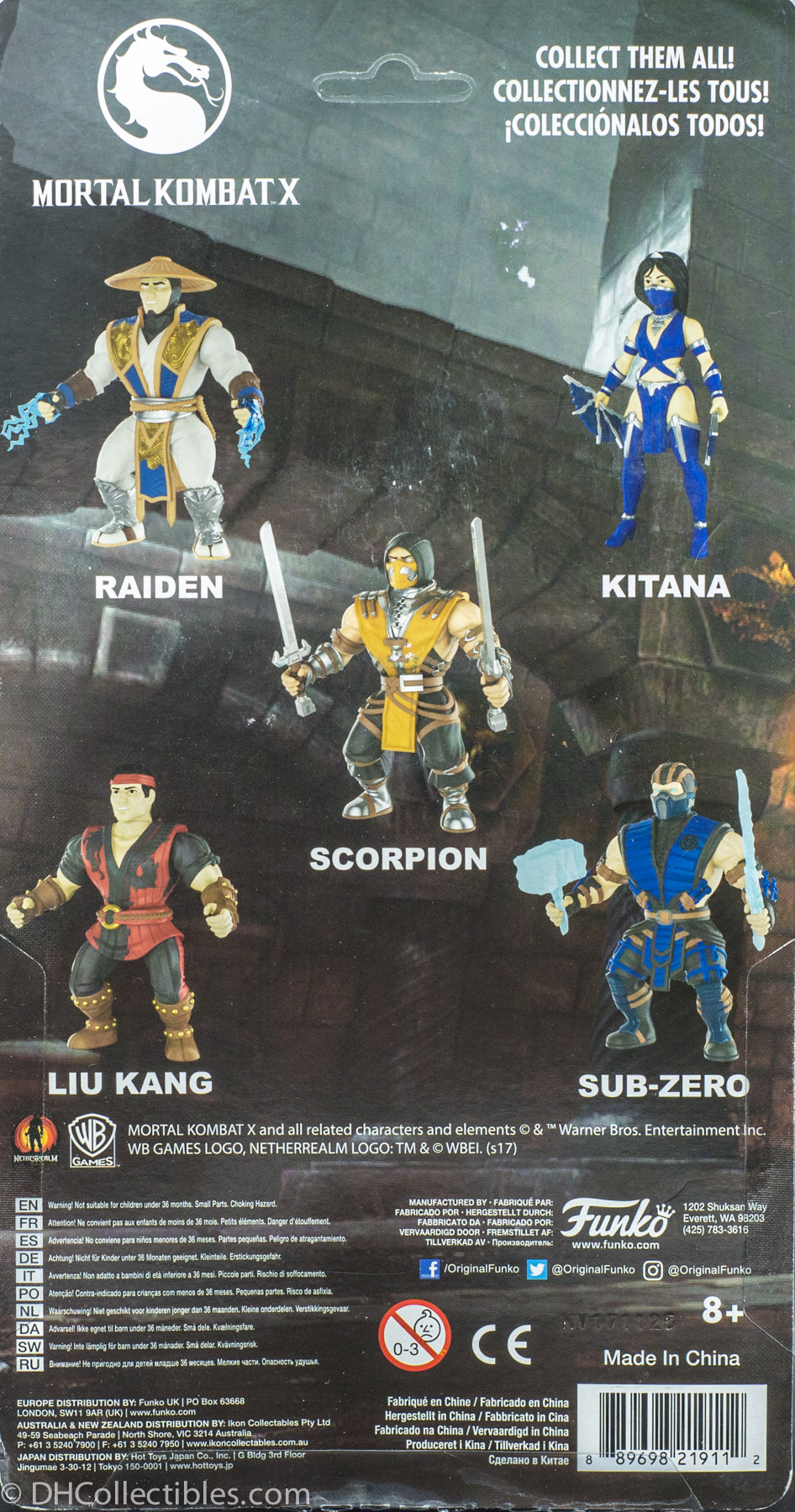 2017 Funko Savage World Mortal Kombat X Raiden Action Figure