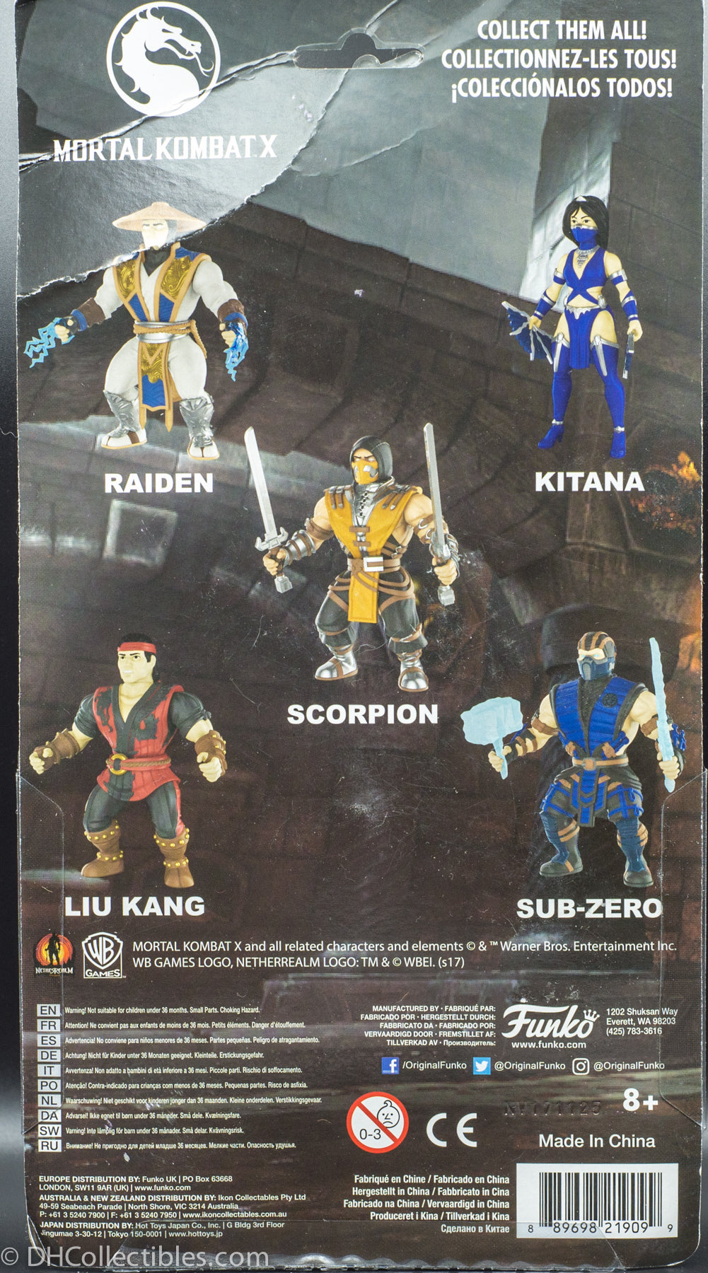 2017 Funko Savage World Mortal Kombat X Scorpion Action Figure