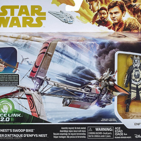 2017 Hasbro Star Wars The Black Series Enfys Nest & Enfys Nest’s Swoop Bike