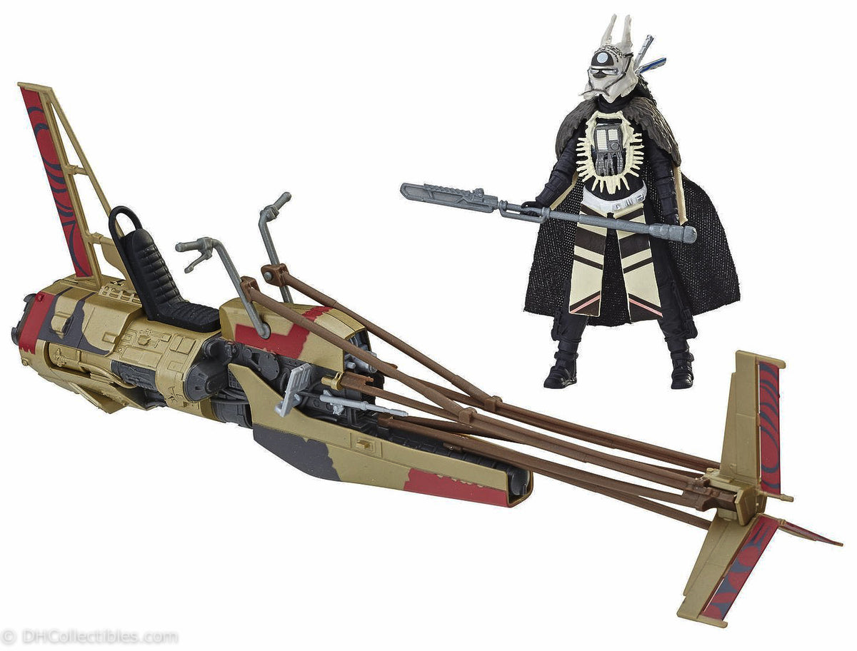 2017 Hasbro Star Wars The Black Series Enfys Nest & Enfys Nest’s Swoop Bike