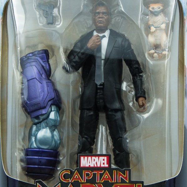 2018 Hasbro Captain Marvel Legends Series Nick Fury BAF Kree Sentry Action Figure