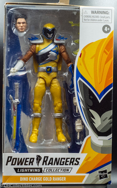 2019 Power Rangers Lightning Collection Dino Charge Gold Ranger - Action Figure