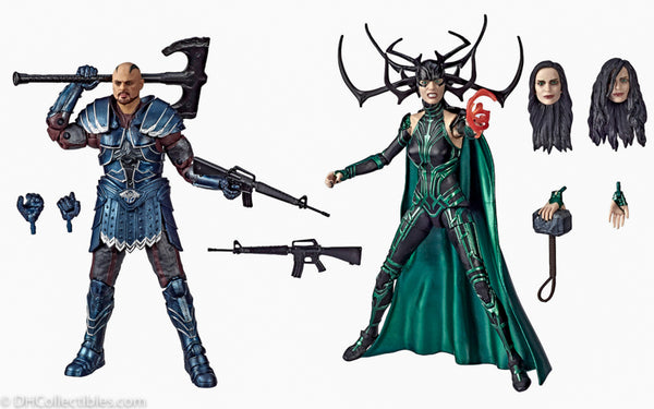 2018 Hasbro Marvel Legends Thor Ragnarok Series Skurge & Marvel's Hela Action Figures