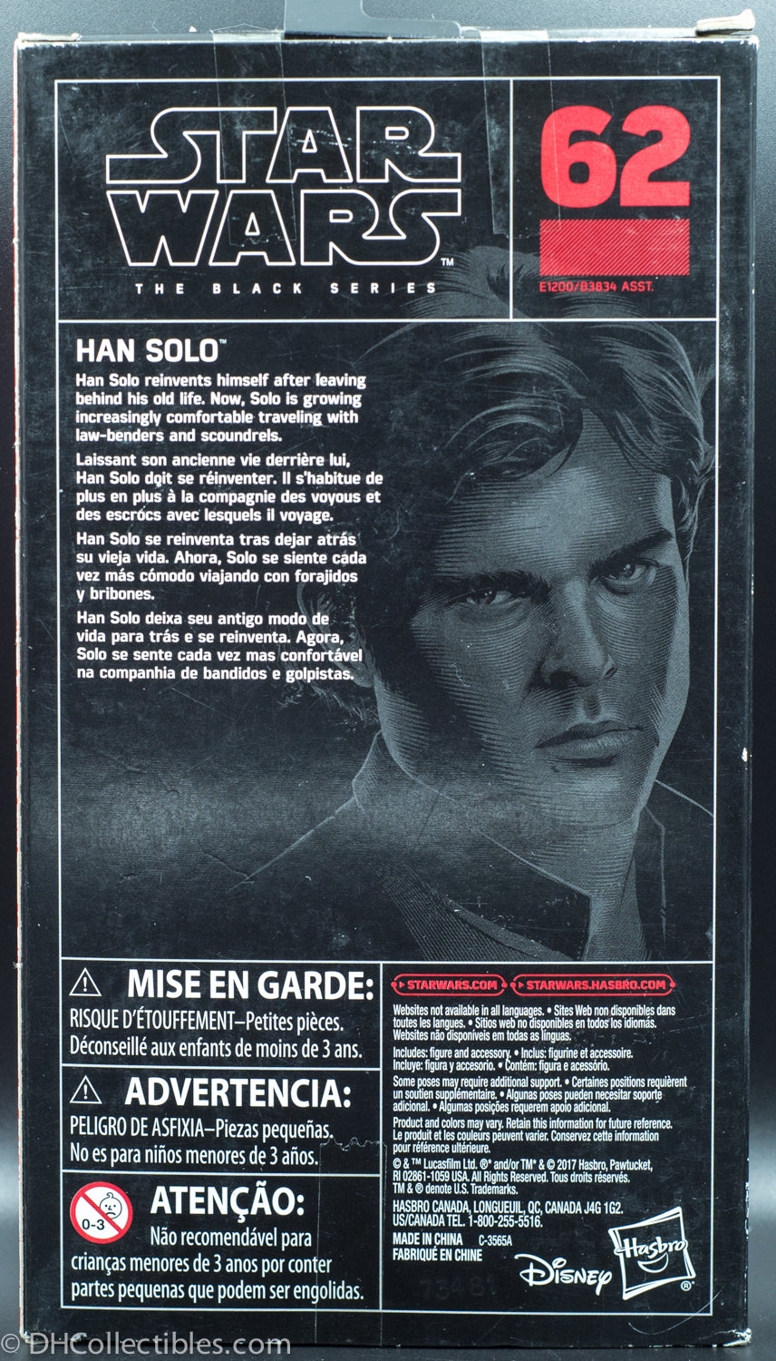 2017 Star Wars the Black Series Han Solo - Action Figure