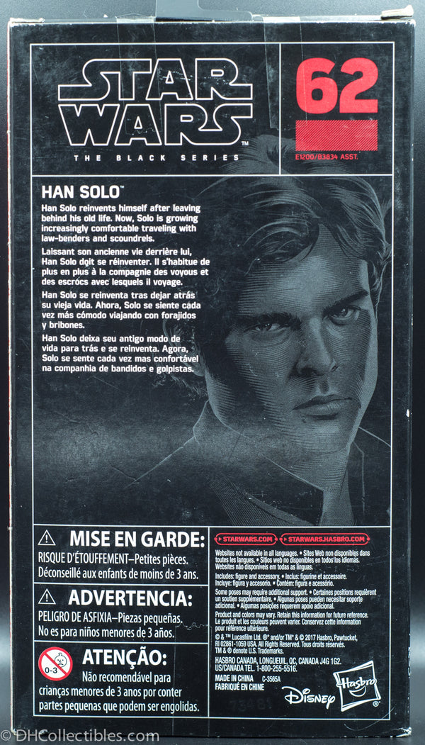 2017 Star Wars the Black Series Han Solo - Action Figure