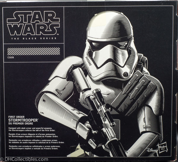 2020 Hasbro Star Wars The Black Series First Order Stormtrooper with Gear Action Figure