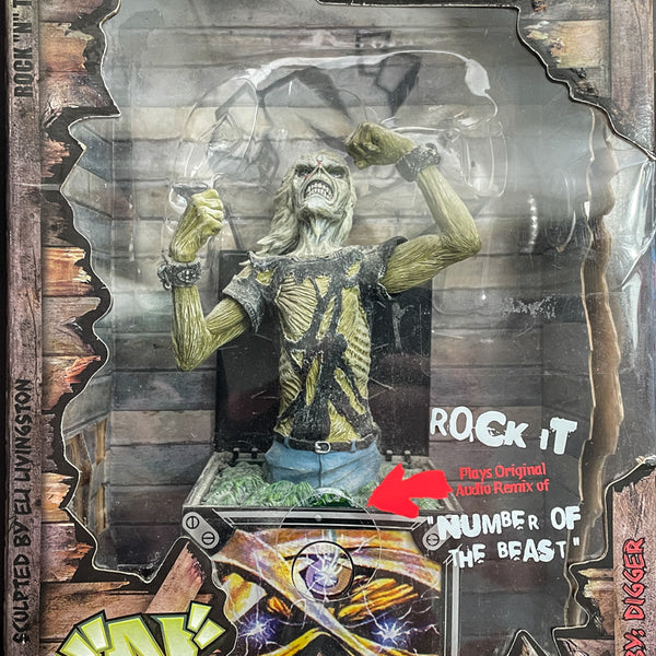2002 Art Asylum Iron Maiden Live After Death Jack in the Box