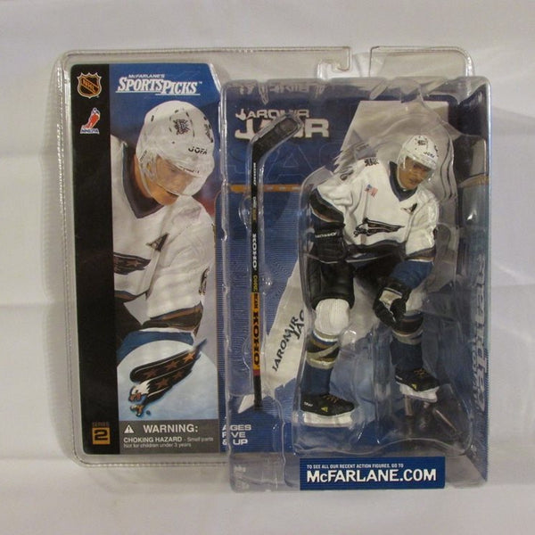 2001 McFarlane Toys NHL Sports Picks Series 2 Jaromir Jagr (Washington Capitals) White Jersey Action Figure
