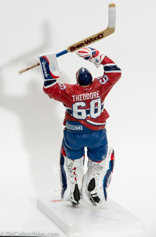 2005 McFarlane NHL Sports Picks Series 10 Jose Theodore Montreal Canadiens Red Jersey - Loose