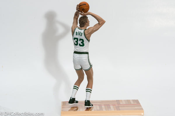 2005 McFarlane NBA Legends Series 1 Larry Bird Boston Celtics White Jersey - Loose